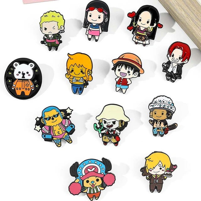 One Piece Enamel Pin Brooch Cute Anime Metal Lapel Pins for Backpacks  Brooches for Women Anime Luffy Devil Fruit Jewelry - AliExpress