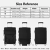 2022 Luggage Case Protective Cover Text 26 Letter Pattern Travel Elastic Duffle Luggage Dust Cover for 18-28 Inch Suitcase 6