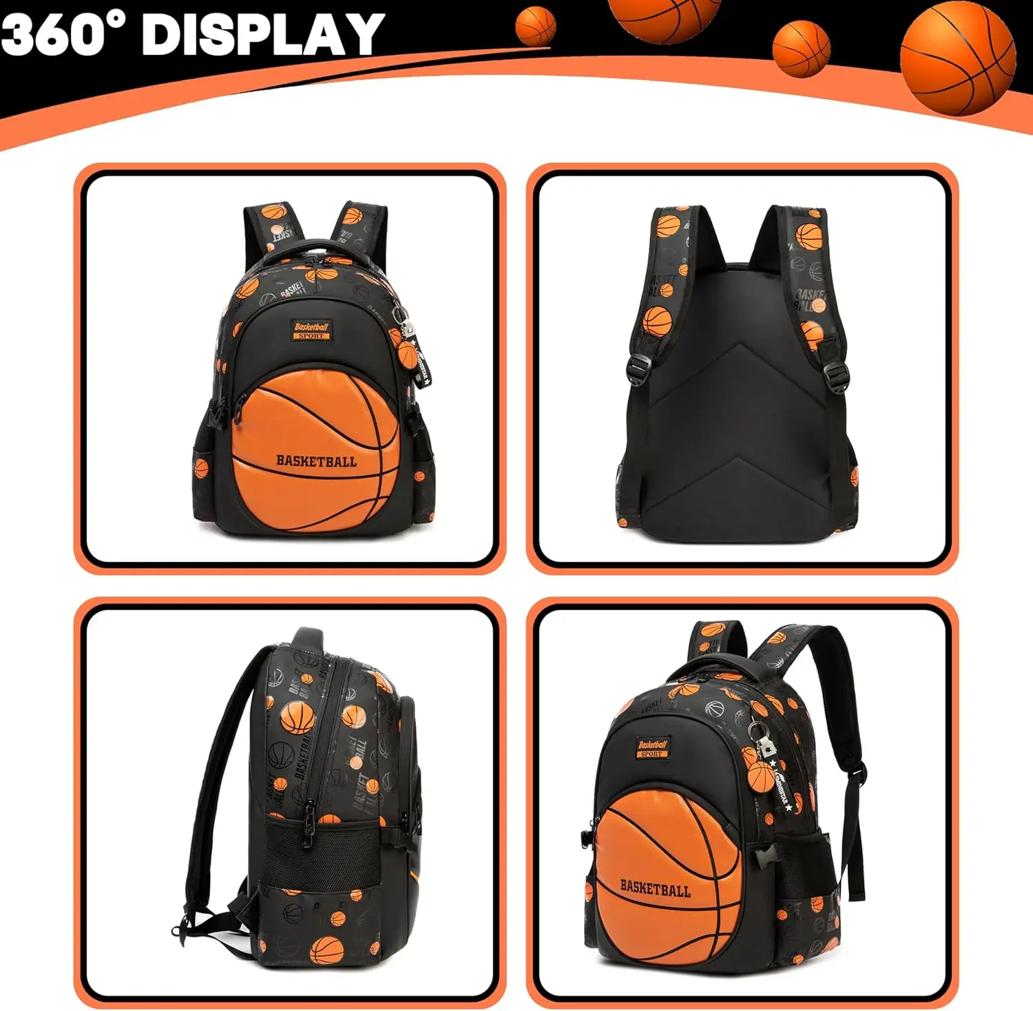 Boys' School Backpack with Lunch Box and Pencil Case - Ideal for Teens and Middle School Students - 2