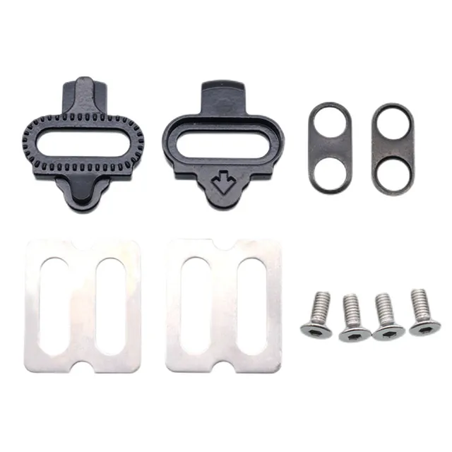 Bicycle Pedals Cleat MTB Bike Cleat Clip-in Clips Kit Hardware Nuts Cleats SPD Pedals Plate Bicycle Accessories for PD-M520