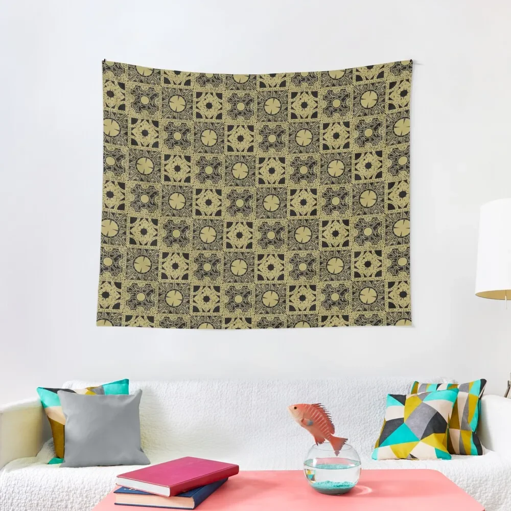 

The Puzzlebox Pattern Tapestry Room Decoration Accessories Aesthetic Room Decor Korean Tapestry