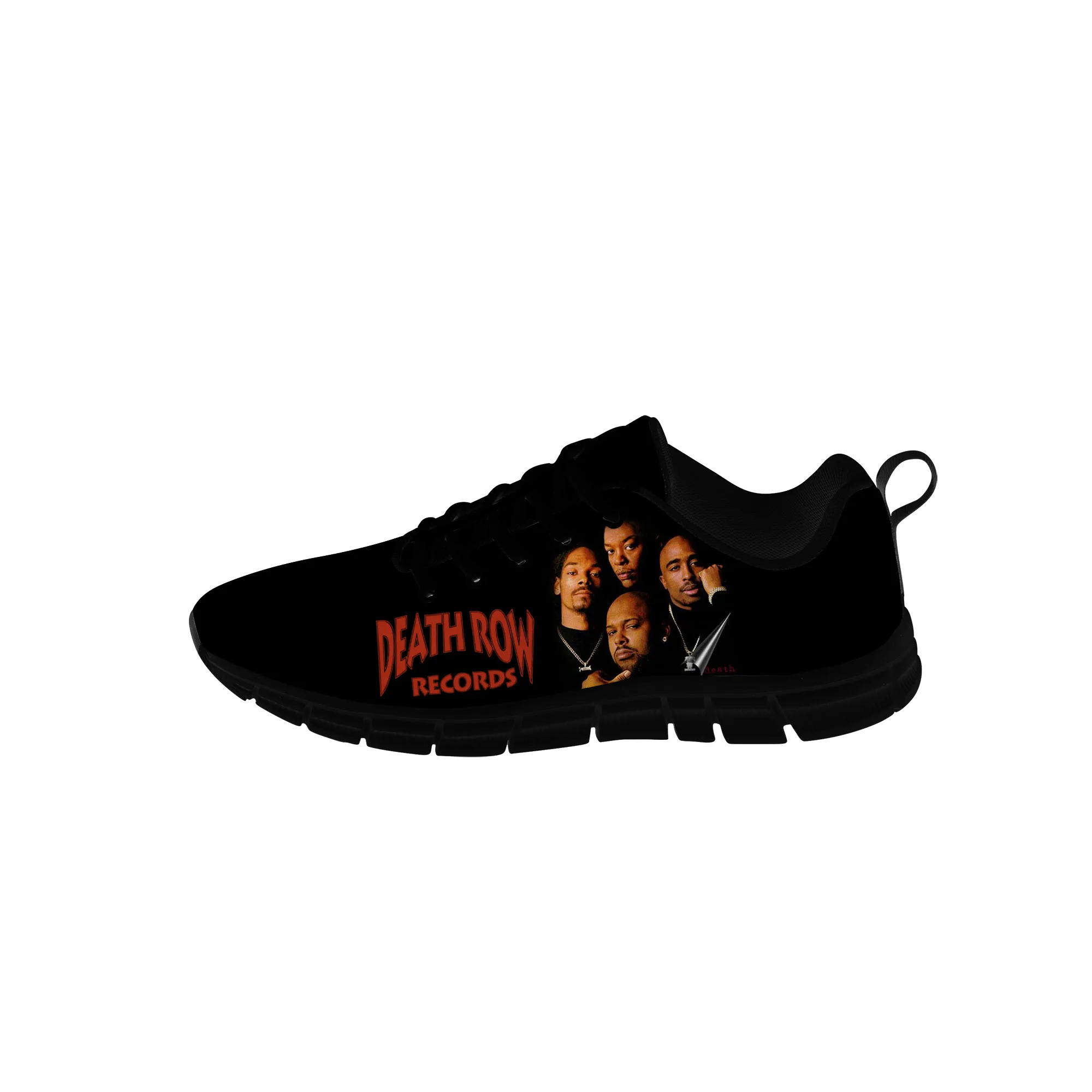 Death Row Records Sneakers Mens Womens Teenager Casual Cloth Shoes Canvas Running Shoes 3D Print Breathable Lightweight shoe