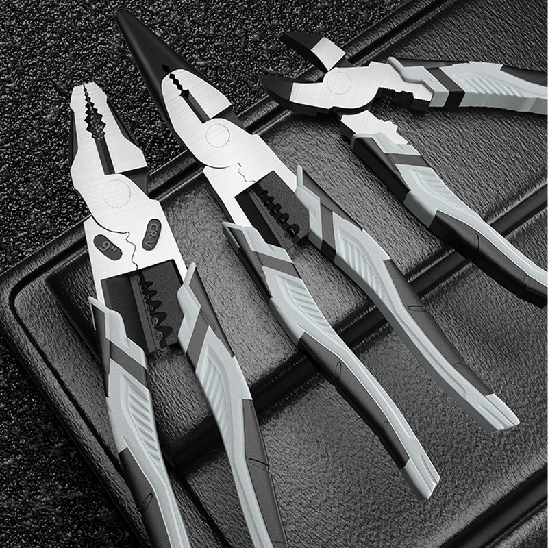 DTBD Multifunctional Universal Diagonal Pliers Wire Pliers Diagonal Pliers  Needle Nose Pliers Hardware Tools Wire Cutters Electr