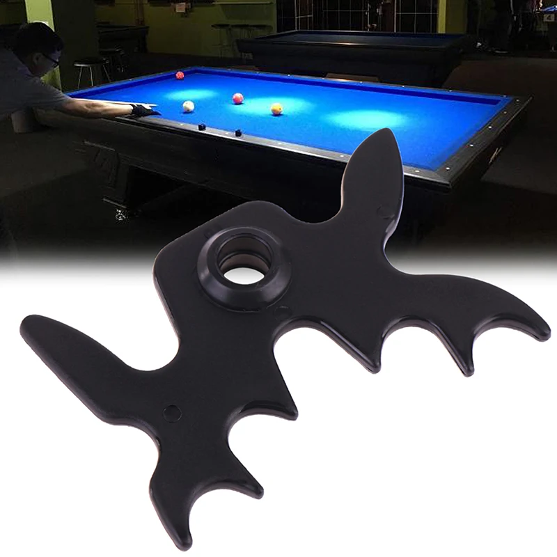 Billiard Cue Rack Snooker Billiards Cue Rack Bridge Head Cross Antlers Rod Holder Accessories Black Moose for Pool