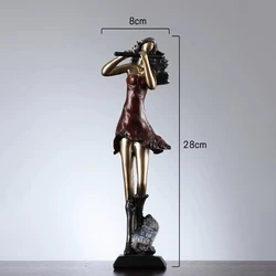 Vintage - Inspired Musical Instrument Resin Figurine Home Decor Accessory (06)