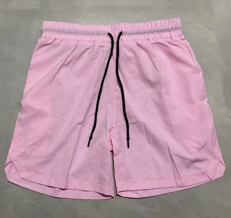 Men's Quick-Dry Athletic Jogger Shorts with Zipper Pockets