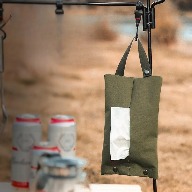 

Outdoor Camping Hanging Type Home Outdoor Portable Functional Facial Tissue Cover Tissue Cover Paper Bag Paper Bag