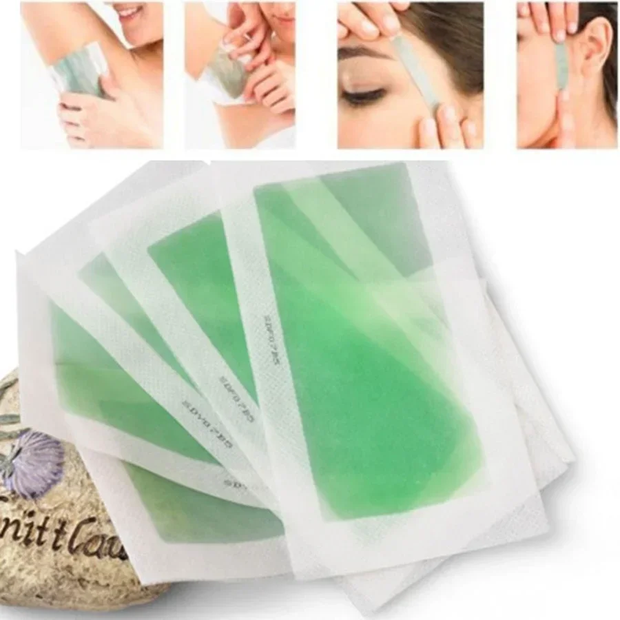 1-20PCS Epilation Wax Paper Professional Hair Removal Wax Strips for Summer Depilation Double Side Waxing for Body Beauty Tools 5