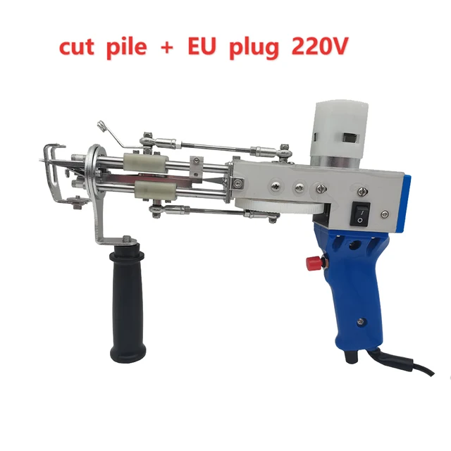 110/220V тафтинговый пистолет חשמלי יד שטיח שטיח Tufting אקדח אריגת נוהרים מכונות לחתוך ערימת סריגה מכונה