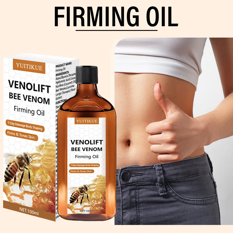 Bee Venom Firming Oil for Slimming and ShapingFirms and lifts the skin, suitable for all skin types