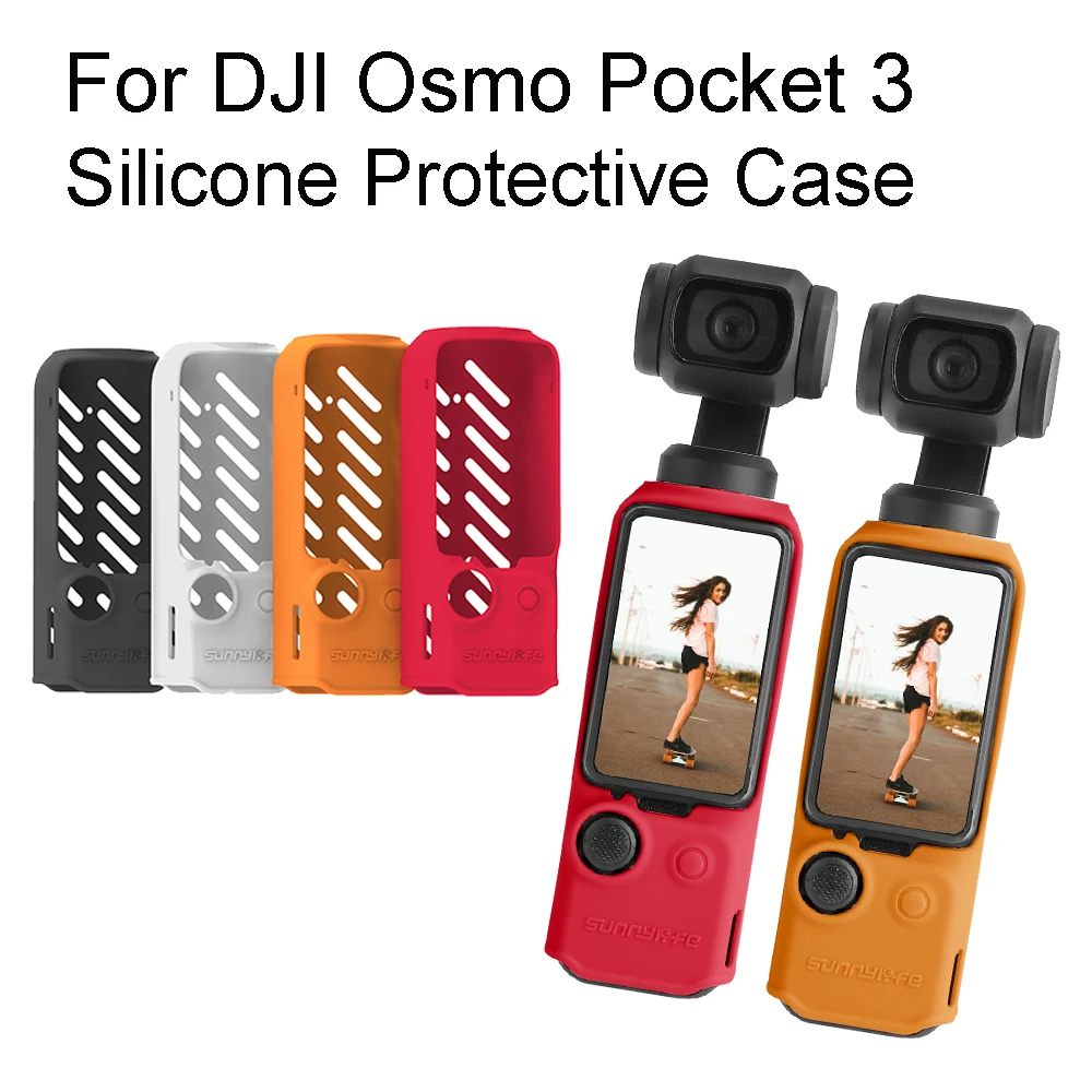 

For DJI Osmo Pocket 3 Silicone Case Pocket 3 Protective Case Pan Head Camera Anti Drop Case For DJI Osmo Pocket 3 Accessories