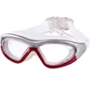 -2 To -9 Myopia Swim Goggles Men Women Large Frame HD Transparent Anti-fog Swimming Glasses With Earplug Optical Swim Eyewear 6