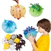 3PCS Kids Funny Dinosaur Animals Inflate Vent Balls Toy Squeeze Soft Ball Balloon Outdoors Party Sports Cute Funny Games Gift 1