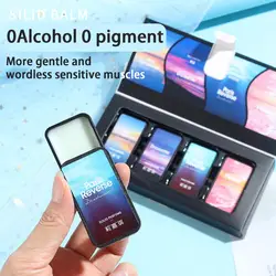 Portable Solid Perfume Set Fragrance Women Men Balm Fresh Natural Longlasting Deodorant Body Antiperspirant Reverse Paris 4Pcs