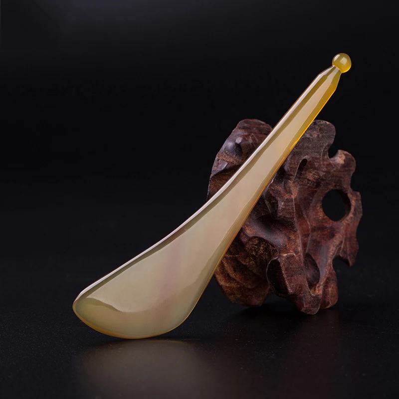 HANRIVER Buffalo horn massage car six V face firming body roll back massager thin face, cervical vertebra