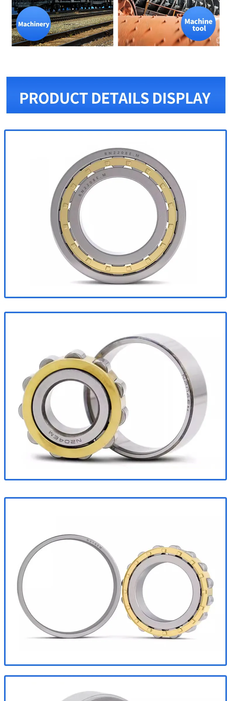 Description Picture 4 of itemCylindrical roller bearings NN3009 NN3009K NN3010 NN3010K NN3011 NN3011K NN3012 NN3012K NN3013 NN3013K /W33