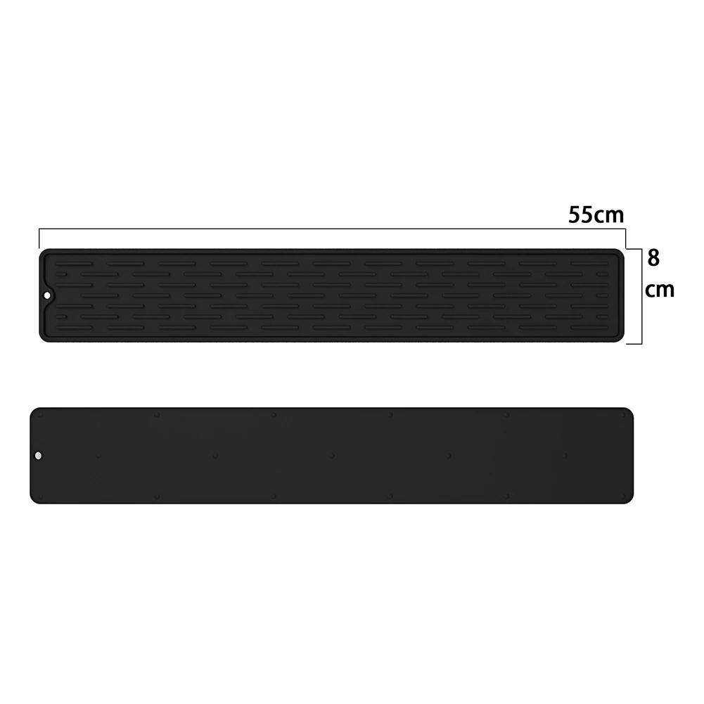 Faucet Splash Catcher Mats Waterproof Cleaning Silicone Drain Pad Heat-insulation Kitchen Gadgets for Home Table Bar Supplies