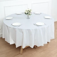 Solid Color Disposable Tablecloth Round Table Cloth Nordic Table Cover for Home Wedding Birthday Christmas Party Decoration 2