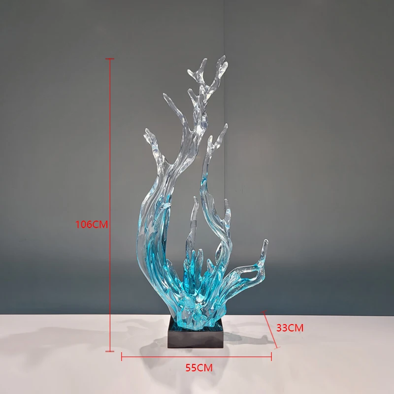 

Modern art creative simple spray sculpture decoration