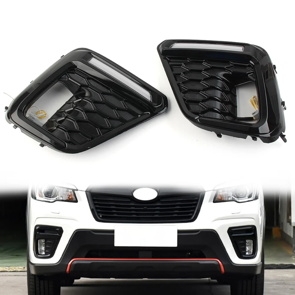 

Car Daytime Running Light LED Fog Lights Turn Signal Lamp For Subaru Forester 2.5L Sport Utility 4-Door 2019 2020 2021 2022 2023