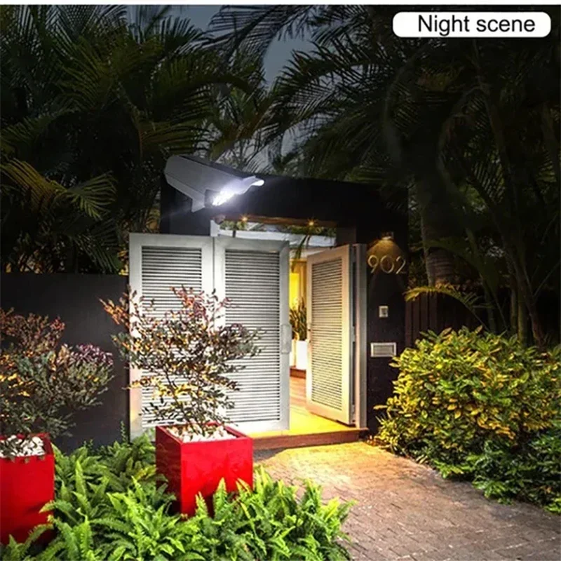 77LED Solar Light Simulation Security Dummy Camera Motion Sensor Outdoor Night L