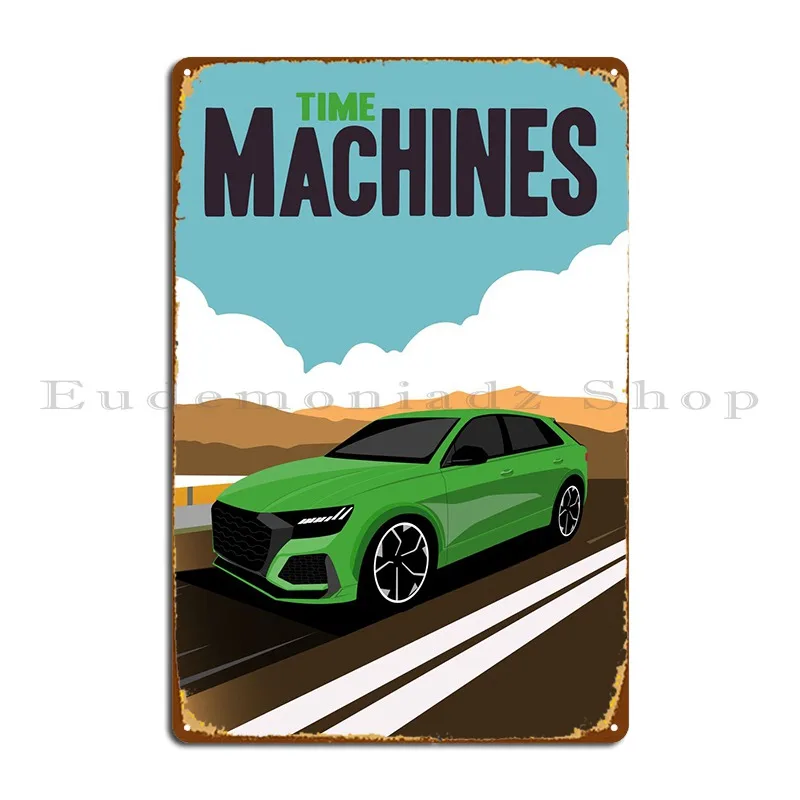 Time Machine Metal Signs Classic Crea Wall Cave Placche Targhe Targa In Latta Poster