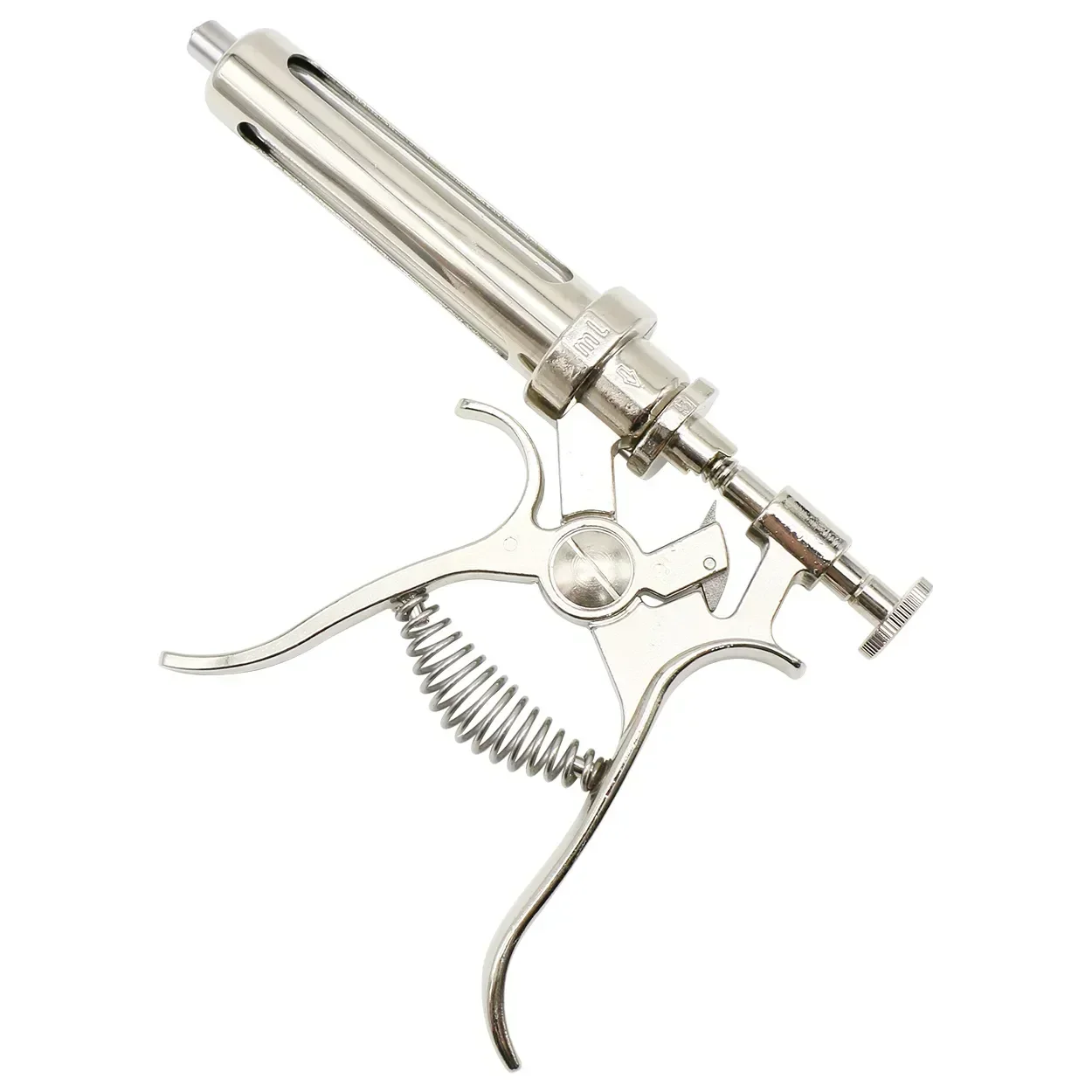 

Veterinary Injection Sheep Continuous Animal Syringe 10/20/50ml Steel for Vaccination Revolver Pig Automatic Gun Stainless Cow