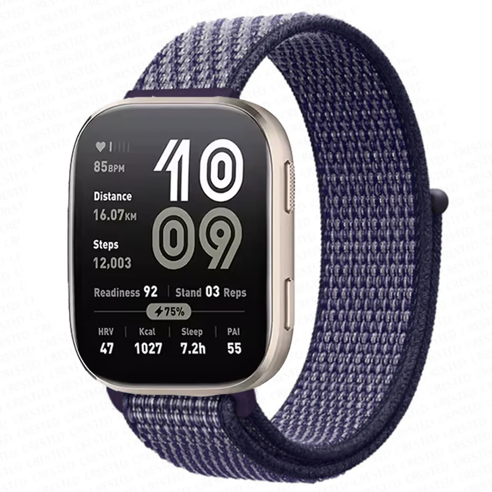 Nylon Loop Watchband Bracelet - 22mm Strap Replacement