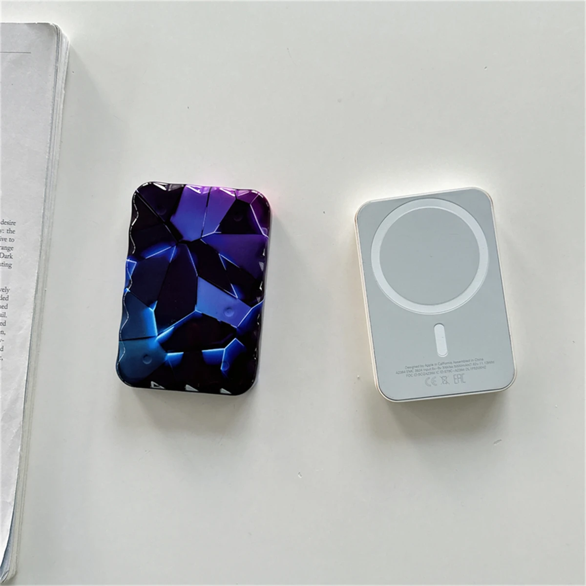 For Iphone Powerbank Case External Battery Shockproof Bumper Wireless Magnetic Battery Protective Cover Silicone Case Soft