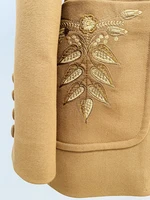 HIGH STREET Newest Fashion 2026 Designer Suit Set Women's  Slim Fit Single Breasted Embroidery Blazer Pants Set 2pcs - Image 4