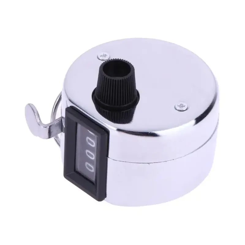 Clicker 4 Digit Number Counters Plastic Shell Hand Finger Display Manual Counting Tally Clicker Timer Soccer Golf Counter