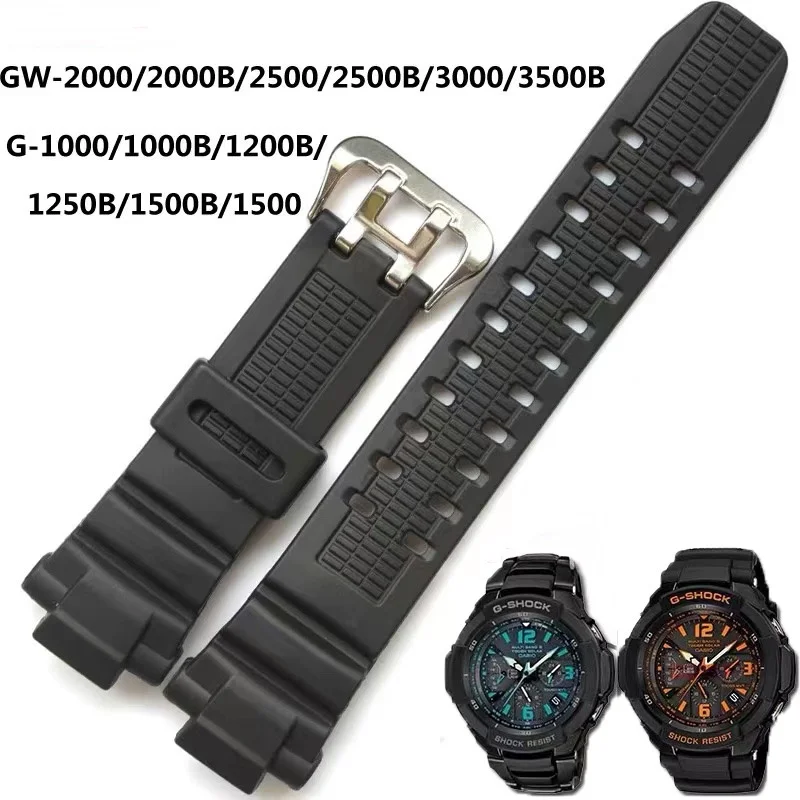 Cinturino In Tpu Per Caiso Gshock Gw-2000/2000B/2500/2500B/3000/3500B G-1000/1000B/1200B/ 1250B/1500B/1500 Cinturino Sportivo