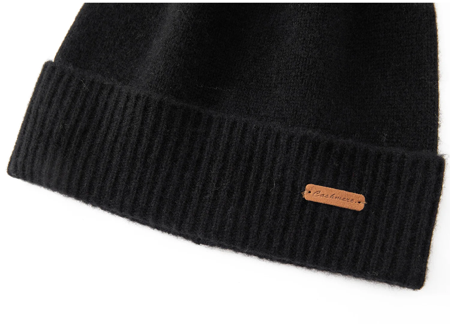 Luxuriöse Strickmütze aus 100 % Kaschmir für Damen und Herren, Unisex, warme Freizeitmütze, einfarbig, Herbst und Winter, hautfreundliche Unterwäsche – Detail 32