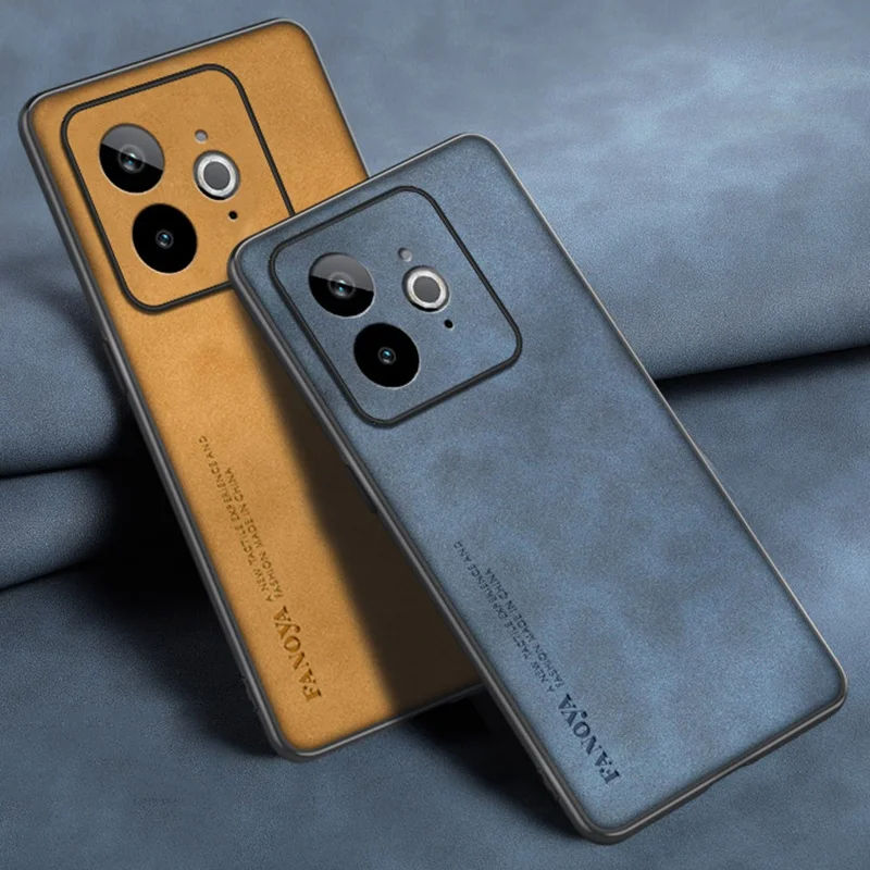 Luxury PU Leather Matte Silicone Protective Phone Case - Sleek and Stylish Back Cover