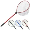 938mm Anti-hook Soft Silicone Fishing Hand Net Telescopic Aluminum Alloy Rod Sea Fishing Landing Nets Outdoor Sports Accessories