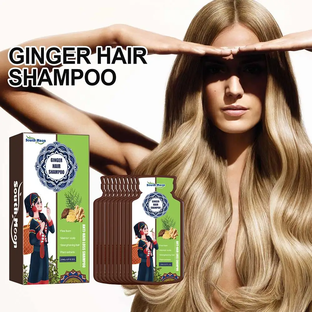 

2024 Ginger Plant Extract Anti-hair Loss Hair Shampoo Natural Hair Anti Loss Ingredients Deep Nourishment Shampoo Y8k0