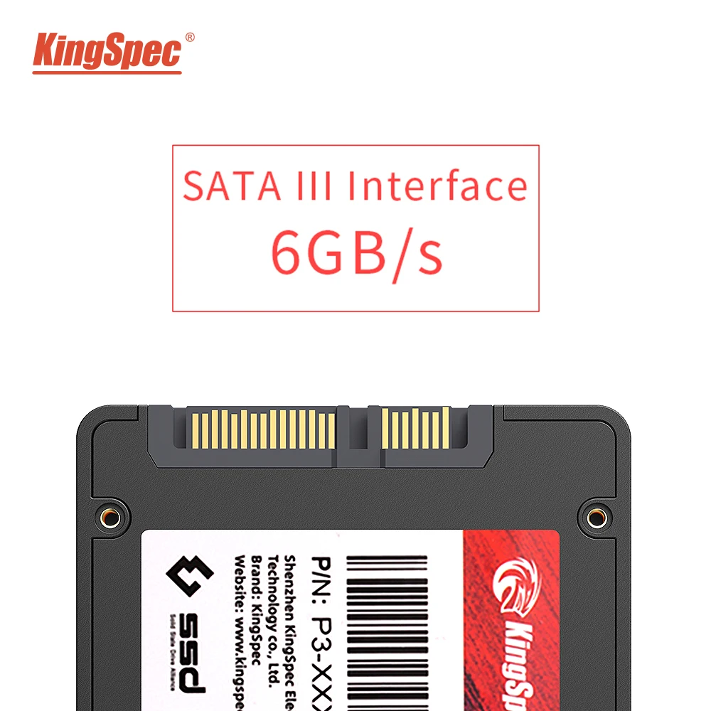 KINGSPEC - Disque SSD Interne - P3 - 1 To - SATA III 2,5