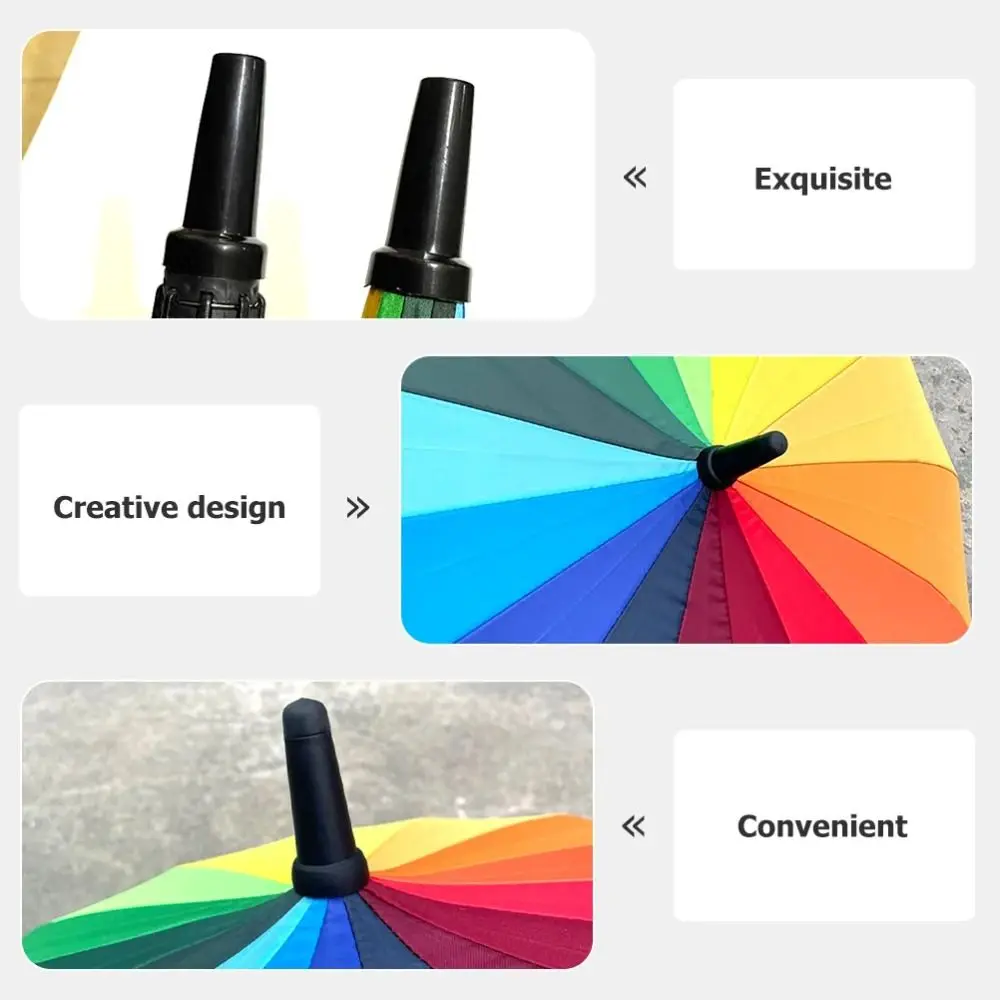 Rubber Umbrella Cap Secure Umbrella Tip Cover Rubber Tips