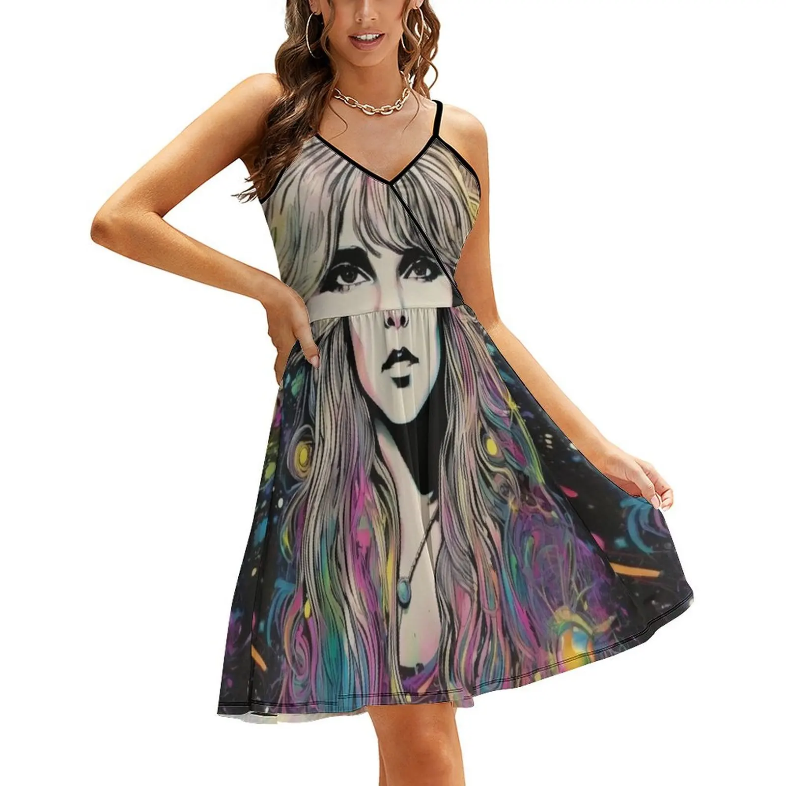 

Stevie Nicks Sling Dress summer dresses women evening dress