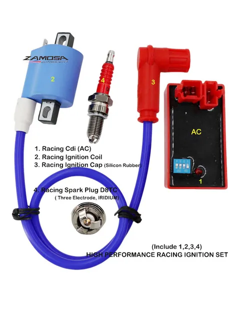 バイク用CDIイグナイター バイク用イグニッション GY6-125/150/50/60/80 バイク用イグナイターCDI オートバイ点火コイル &  CDI ユニットキット 50cc 70cc 90cc 110cc 12 バイク用CDI AC 用 のスクーターイグニッション GY6-125/150/ 50/60/80用 バイク用イグニッション 用 ... オートバイ用イグニッションコイル バイク用イグニッション GY6-125/150/50/60/80