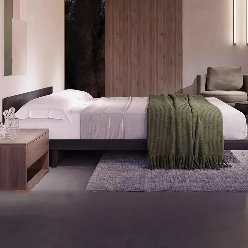 Headboards Hotel Beds Twin Luxury Comforter Bunk Japanese Bed Beauty Modern Upholstered Lit Enfant Fille Nordic Furniture