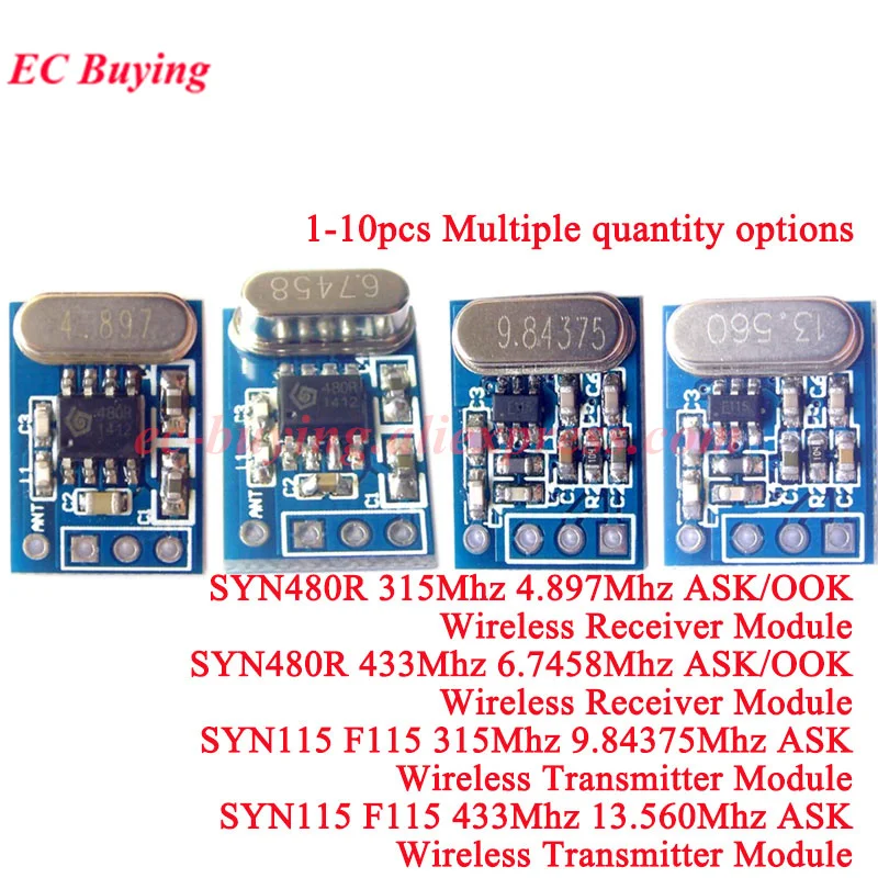 315mhz 433mhz Wireless Receiver Transmitter Module Syn115