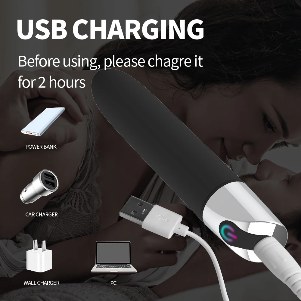 Potenti vibratori a pallottola mini punto G per le donne, giocattoli sessuali portatili discreti, vibratore a proiettili piccoli, impermeabile C_voghion.com