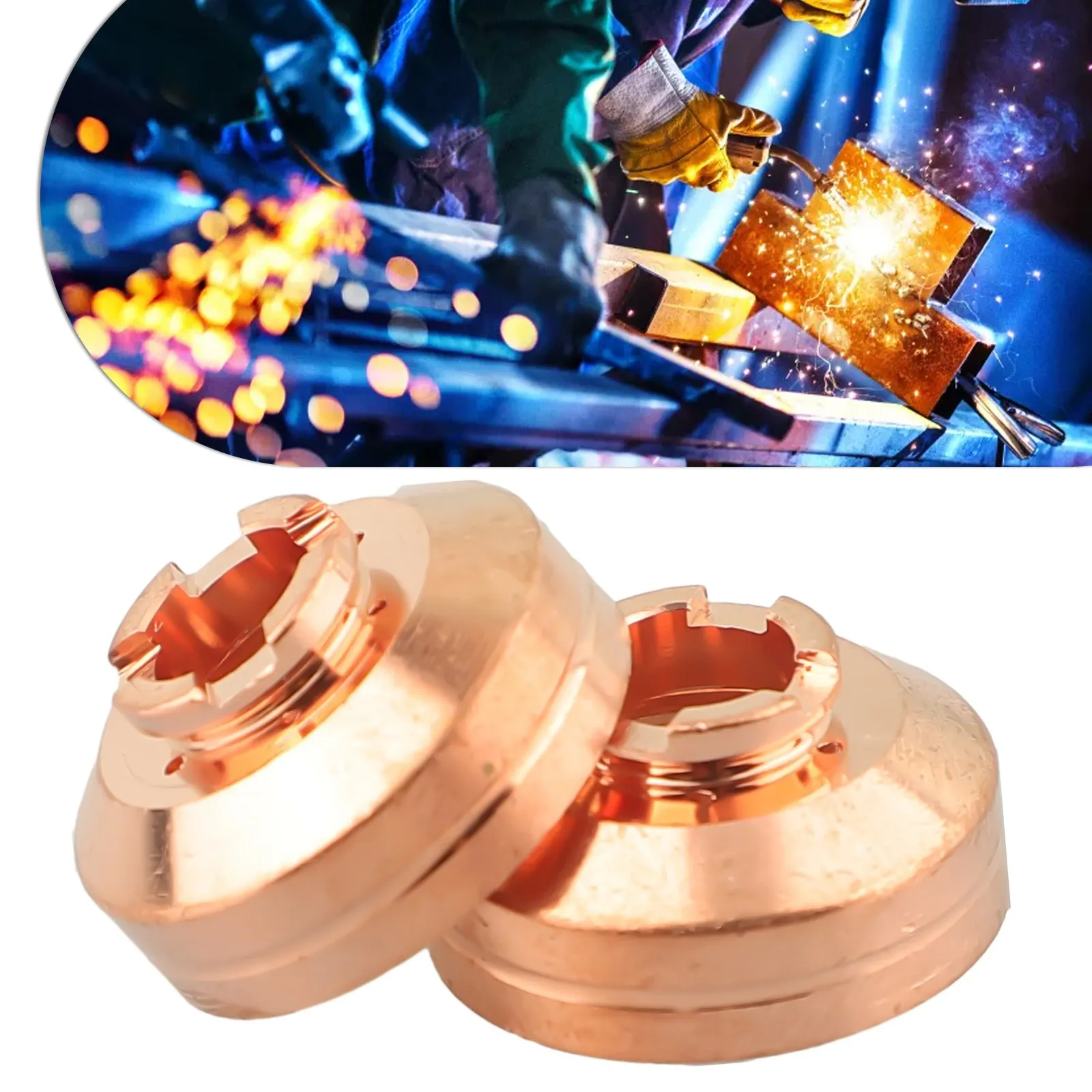 

Reliable and durable plasma cutting tool 2pcs PT60 PT60 IPT60 PT40 Shield Cup Hand 60485 Plasma Cutter Torch WS