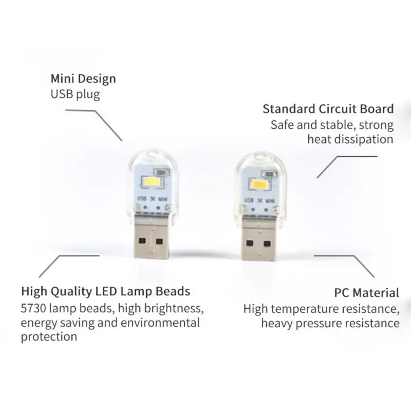 Mini Portable Led Usb Light 24LEDS Book Light Reading Night Warm White 5V Power 3000K-7000K Refer To PC Mobile Powerbank led light,night light,mini night light,book light,mini led light