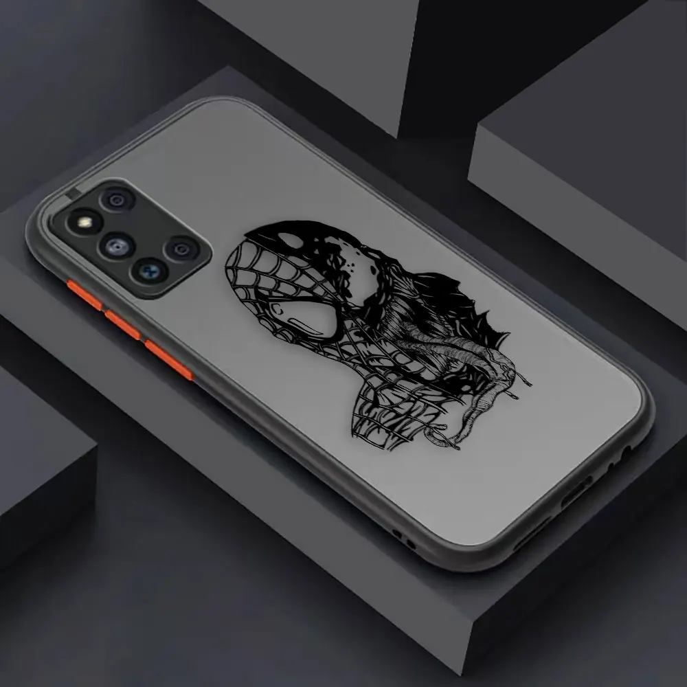 thumbnail image 1 of Funda mate para Samsung Galaxy M62 M53 M52 M51 M33 M32 M31 M30S M23 5G J8 J7 J6 J5 J4 Funda Capa Shell Marvel Spiderman Venom LOGO, 1 of 5