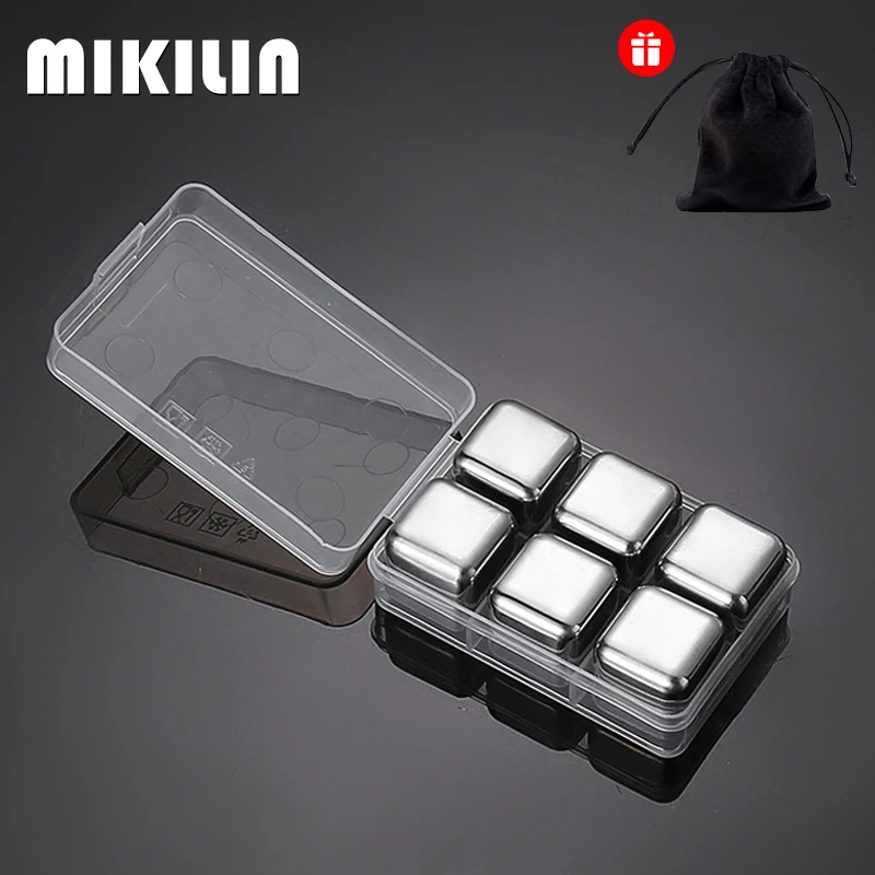 6PCS silvery