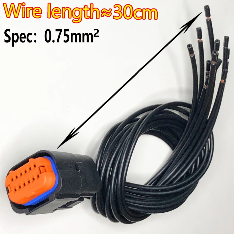 Waterproof ECU Wiring Harness Connector for Car Computer Controller, 30cm Length