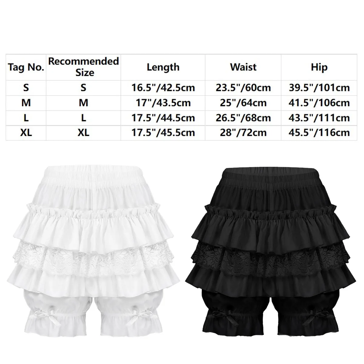 Ruffle Pumpkin Bloomers Women Teen Girls Lolita Victorian Steampunk Bloomer Shorts Kawayi Vintage Gothic Pantaloons