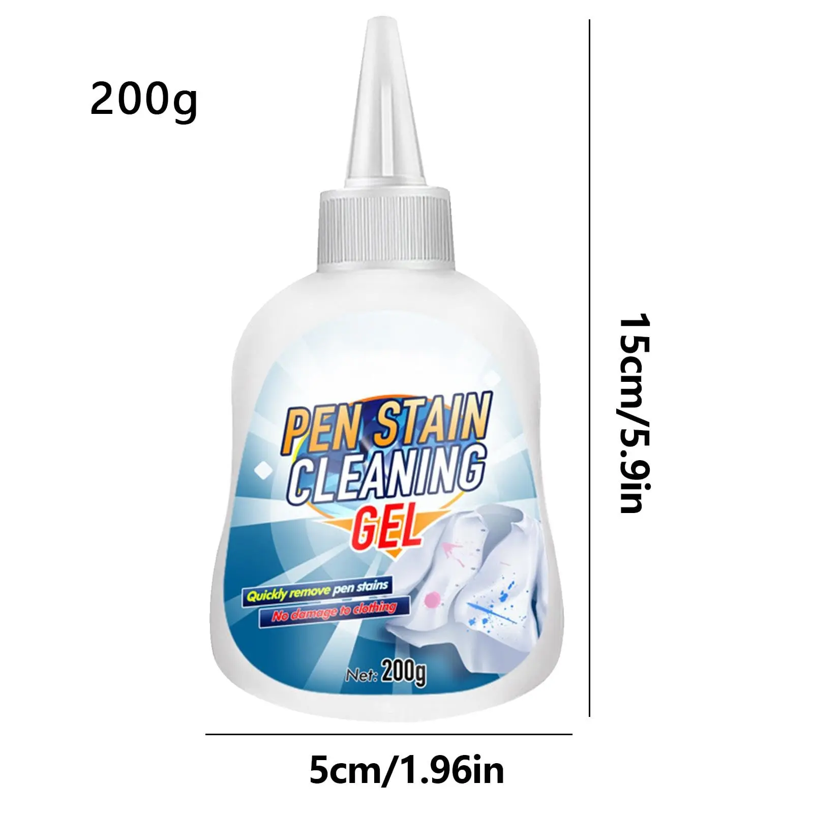 Stain Remover for Clothes - Efficient Cleaning of Stain Remover for Pen Ink Permanent Ink Remover Gentle Paint Remover